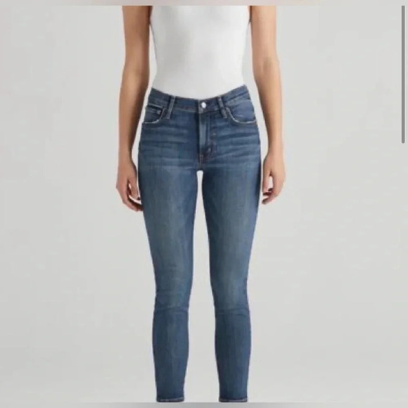 NWT Edwin Pixie 9” Mid Rise Skinny Jeans Color Nevermind Size 34 Anthropology - Picture 3 of 16